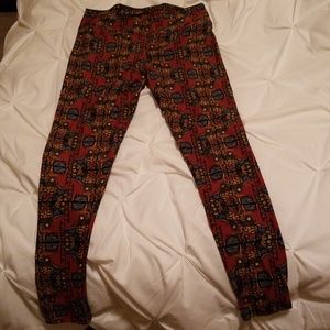 Lularoe leggings abstract horses TC